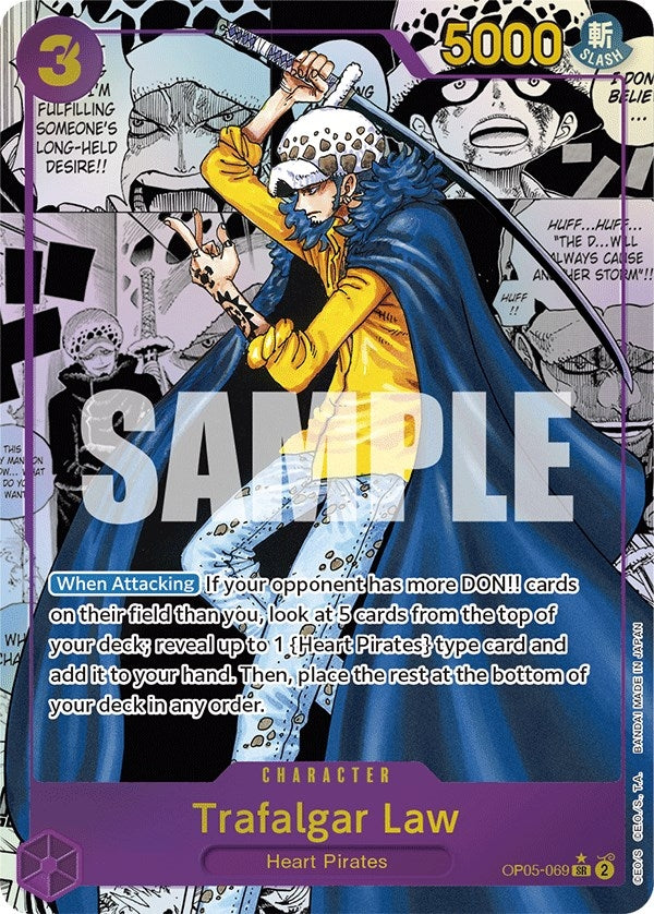 Trafalgar Law 069 Alternate Art Manga (OP05-069) [OP05]
