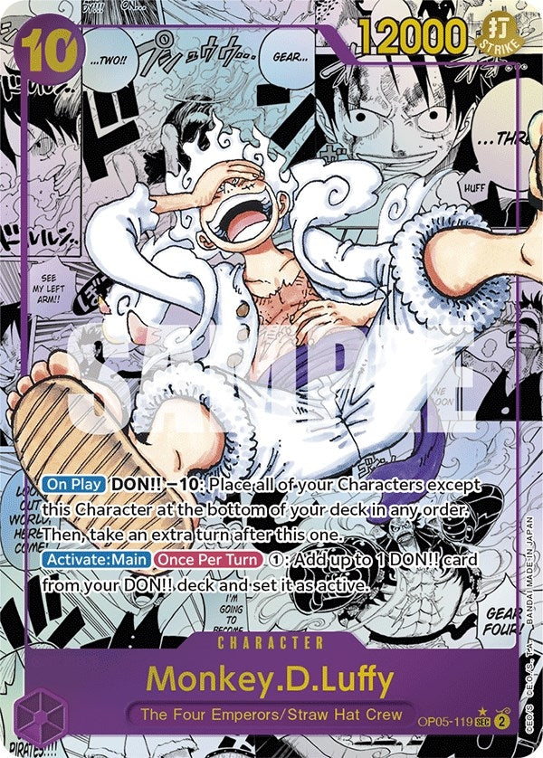 MonkeyDLuffy 119 Alternate Art Manga (OP05-119) [OP05]