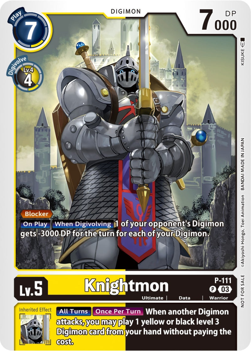 Image for Knightmon - P-111 (3rd Anniversary Survey Pack) [Digimon Promotion Cards]