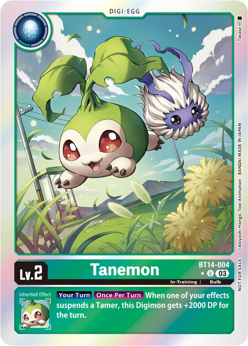 Image for Tanemon (Blast Ace Box Promotion Pack) [Blast Ace]
