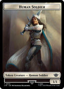 Human Soldier 0014 Food 0023 Double Sided Token Surge Foil (14 // 23) [LTR]