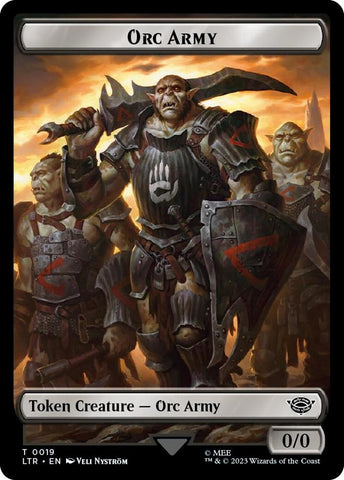 Orc Army 0019 Food 0023 Double Sided Token Surge Foil (19 // 23) [LTR]