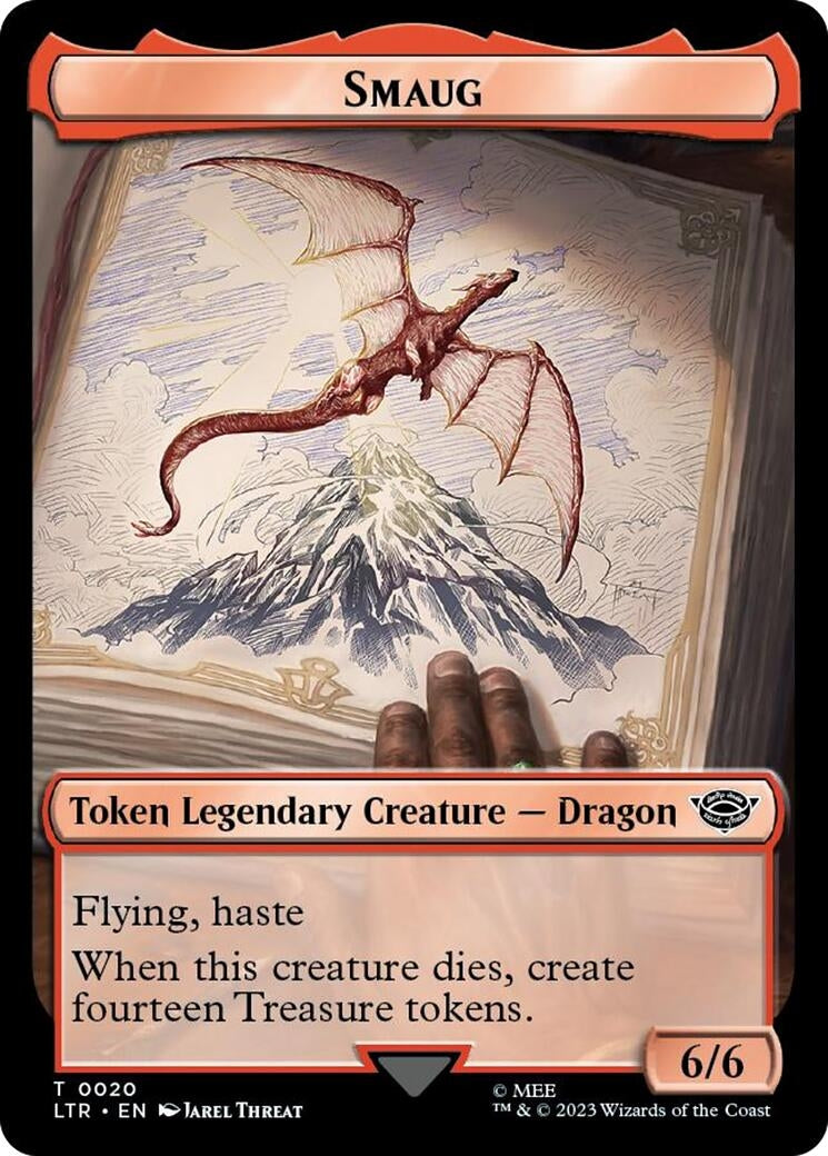 Smaug Food 0024 Double Sided Token Surge Foil (20 // 24) [LTR]