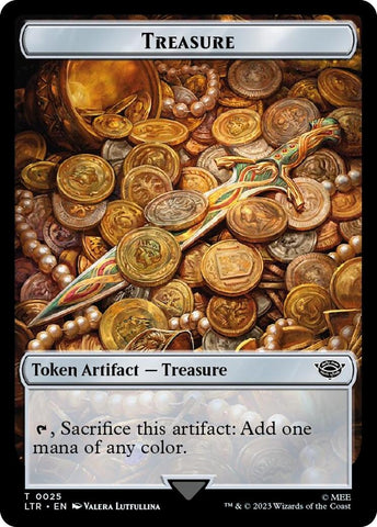 Treasure Food 0023 Double Sided Token Surge Foil (25 // 23) [LTR]