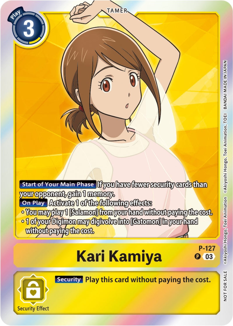 Image for Kari Kamiya - P-127 (Tamer Party Pack -The Beginning- Ver. 2.0) [Digimon Promotion Cards]