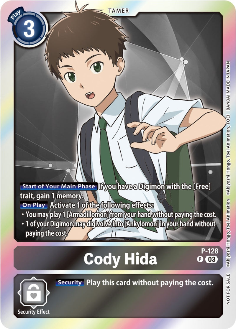 Image for Cody Hida - P-128 (Tamer Party Pack -The Beginning- Ver. 2.0) [Digimon Promotion Cards]
