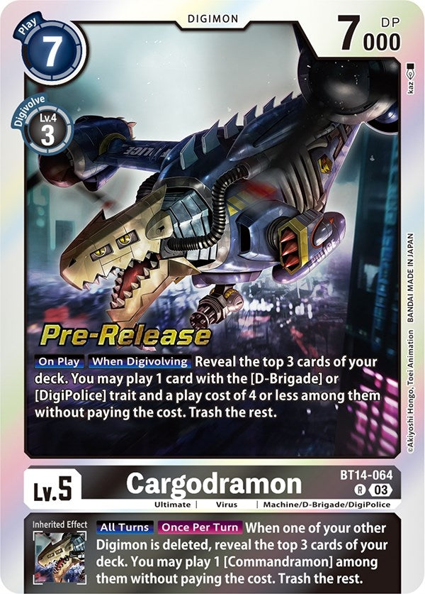 Image for Cargodramon [Blast Ace Pre-Release Cards]