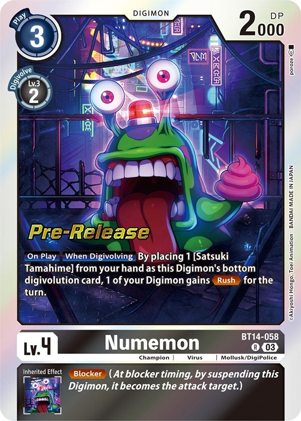 Image for Numemon [Blast Ace Pre-Release Cards]