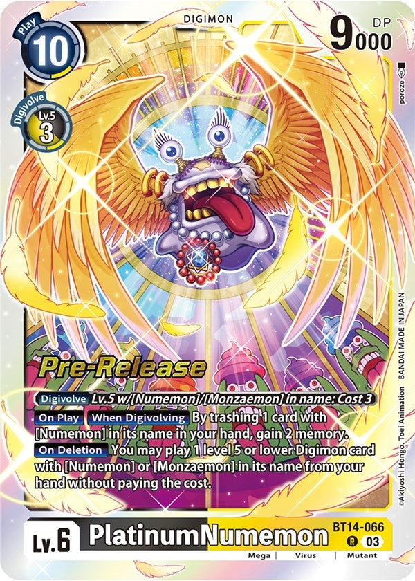 Image for PlatinumNumemon [Blast Ace Pre-Release Cards]