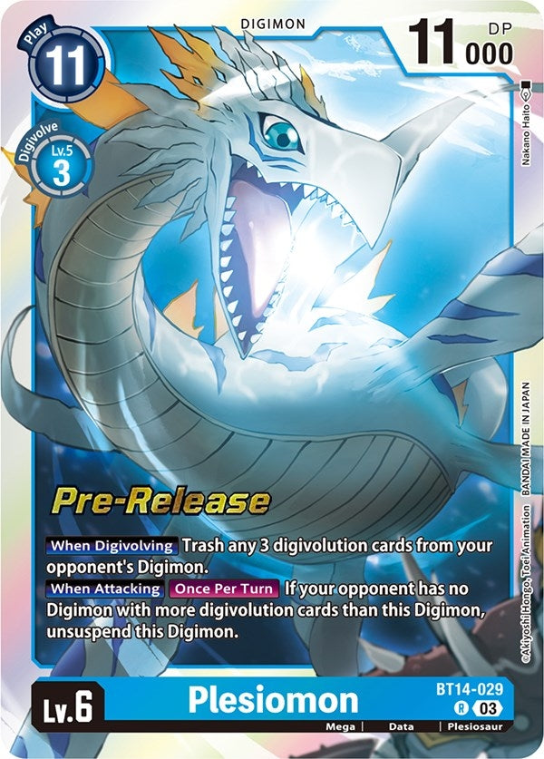Image for Plesiomon [Blast Ace Pre-Release Cards]