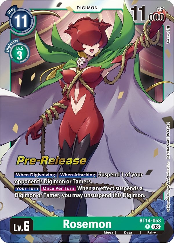 Image for Rosemon [Blast Ace Pre-Release Cards]
