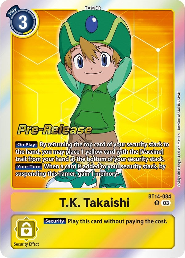 Image for T.K. Takaishi [Blast Ace Pre-Release Cards]