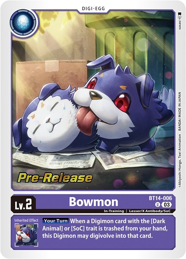 Image for Bowmon [Blast Ace Pre-Release Cards]