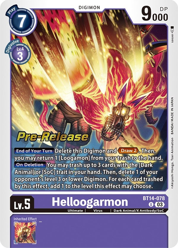 Image for Helloogarmon [Blast Ace Pre-Release Cards]