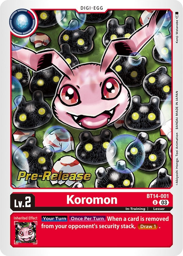Image for Koromon [Blast Ace Pre-Release Cards]