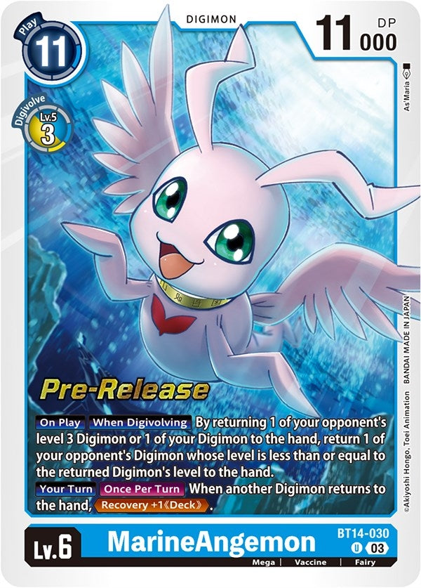 Image for MarineAngemon [Blast Ace Pre-Release Cards]