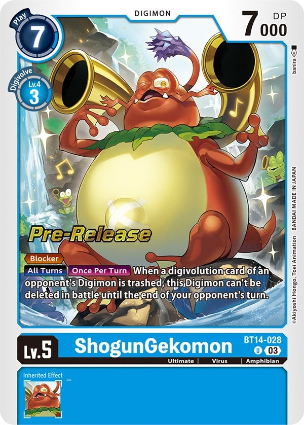 Image for ShogunGekomon [Blast Ace Pre-Release Cards]