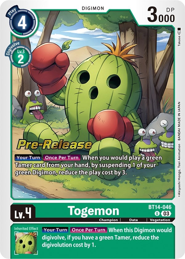 Image for Togemon [Blast Ace Pre-Release Cards]