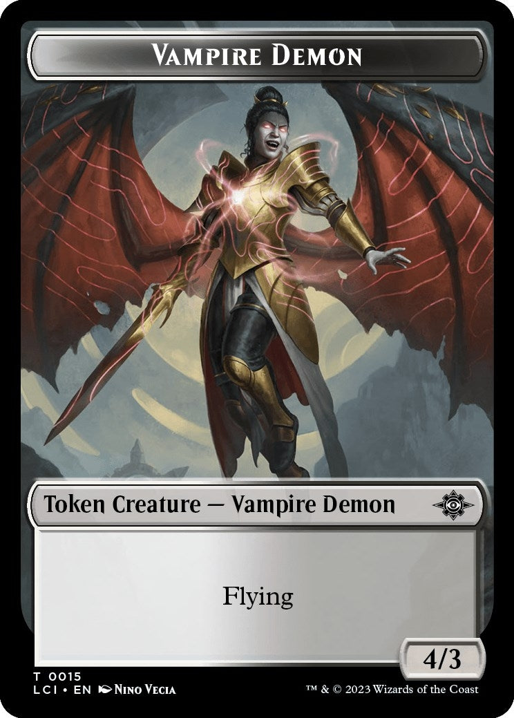 Vampire Demon Token (15) [LCI]