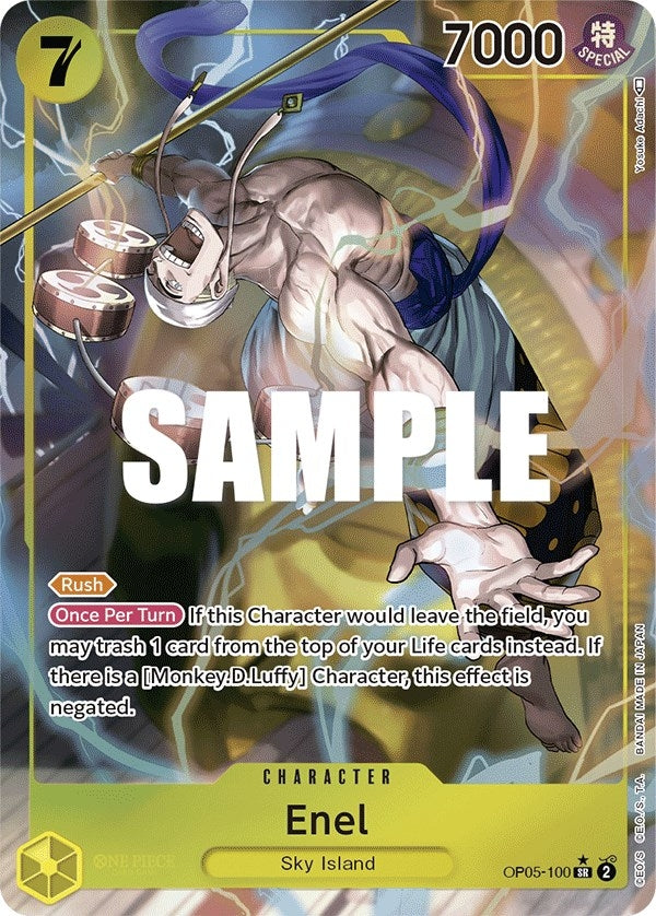 Enel (100) (Alternate Art) (OP05-100) [OP05]