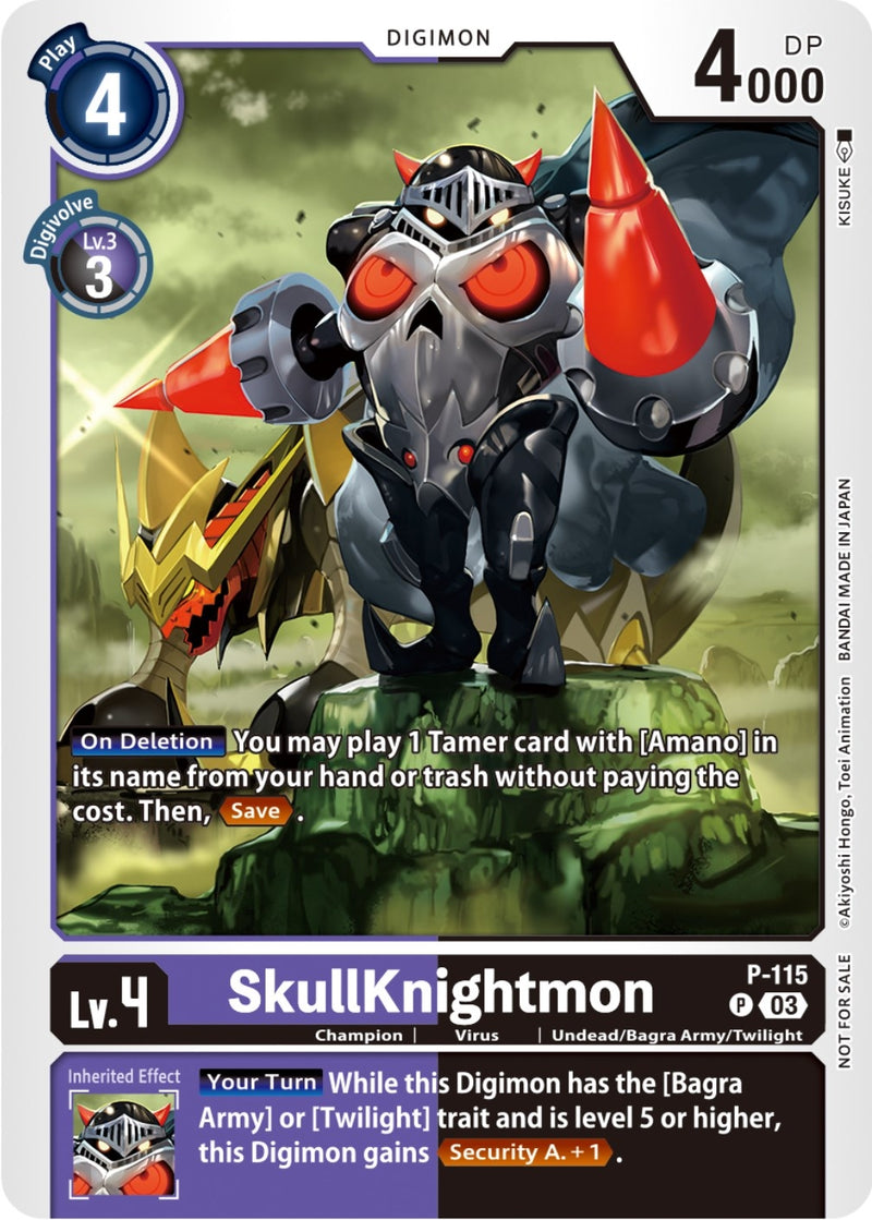 Image for SkullKnightmon - P-115 (3rd Anniversary Survey Pack) [Digimon Promotion Cards]