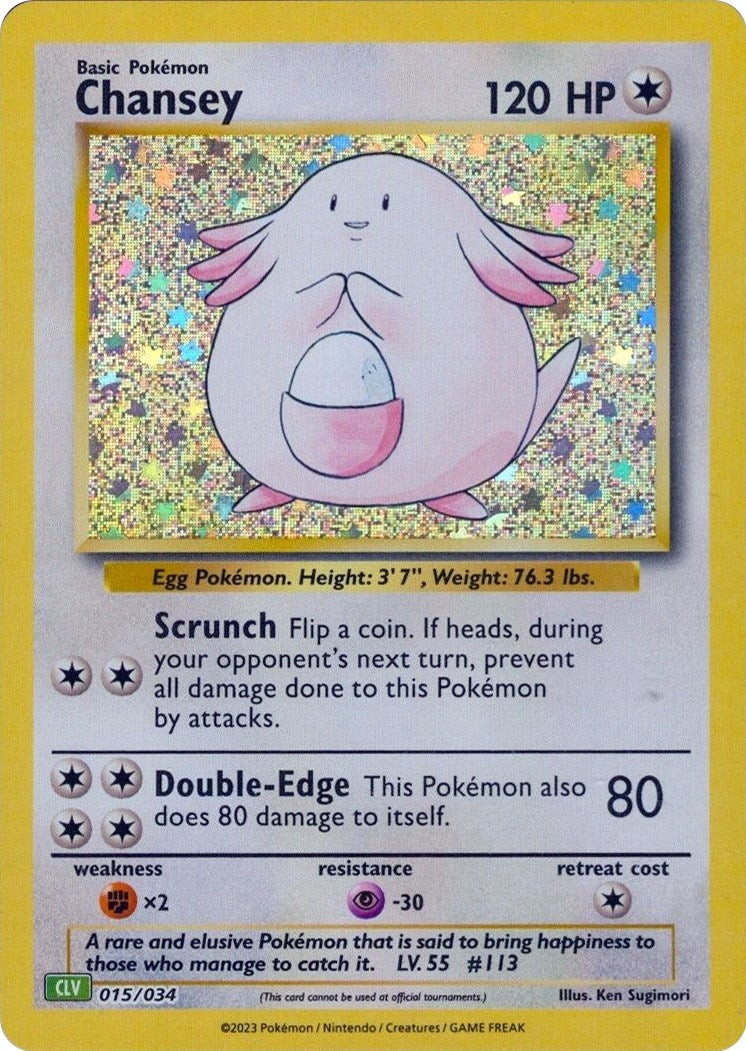 Chansey (015/034) [CL]
