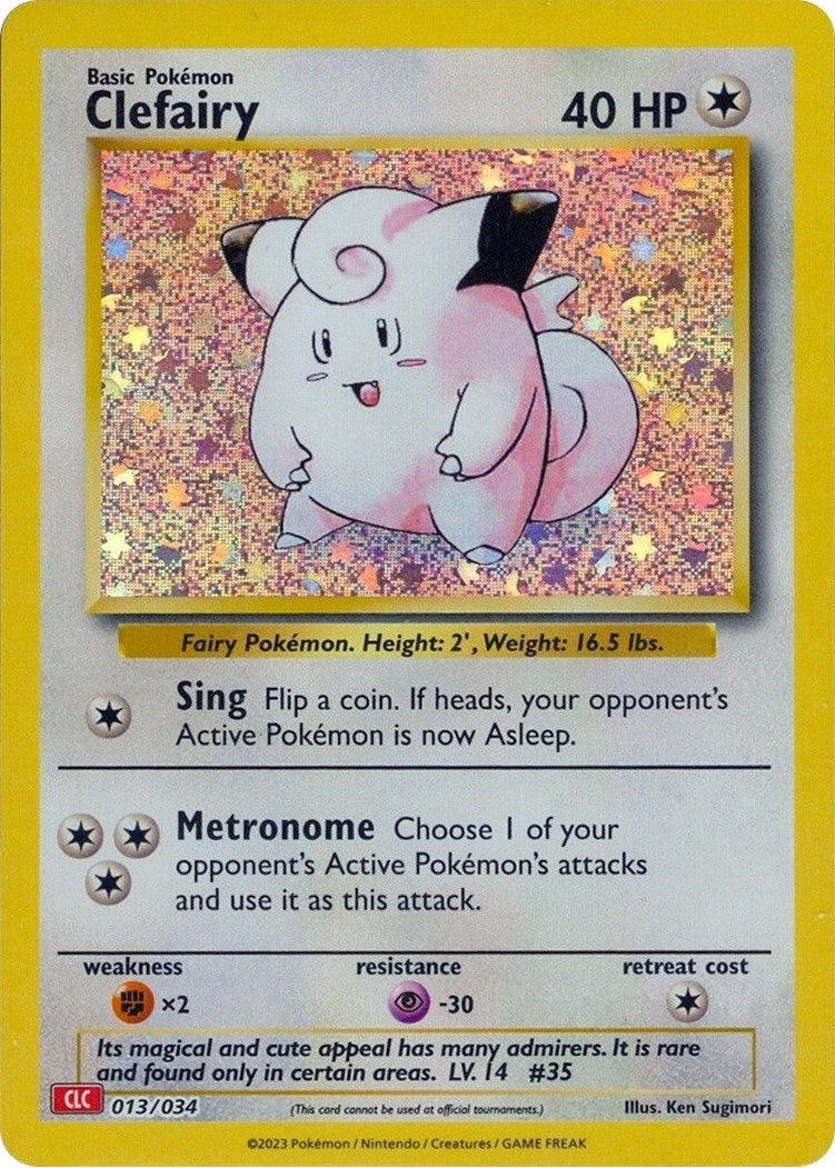 Clefairy (013/034) (Trading Card Game Classic)