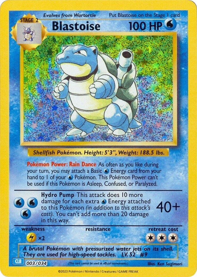 Blastoise (003/034) [CL]