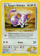 Lt Surges Rattata (015/034) [CL]
