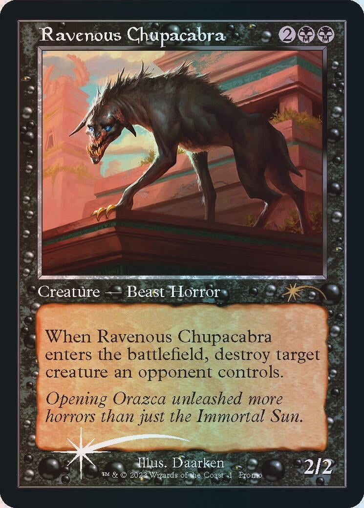 Ravenous Chupacabra Retro Frame (1) [OHP]