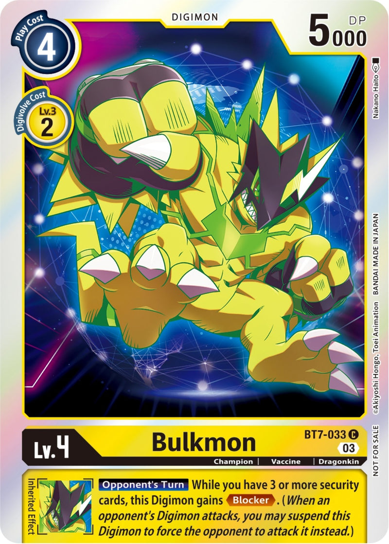 Image for Bulkmon (Official Tournament Pack Vol.11) [Next Adventure]