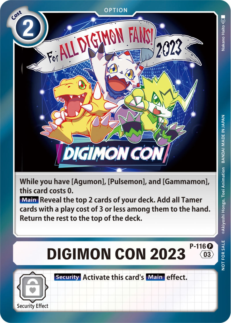 Image for Digimon Con 2023 (Official Tournament Pack Vol.11) [Digimon Promotion Cards]