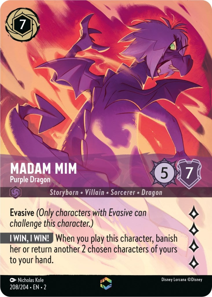 Madam Mim Purple Dragon Enchanted (208/204) [2]