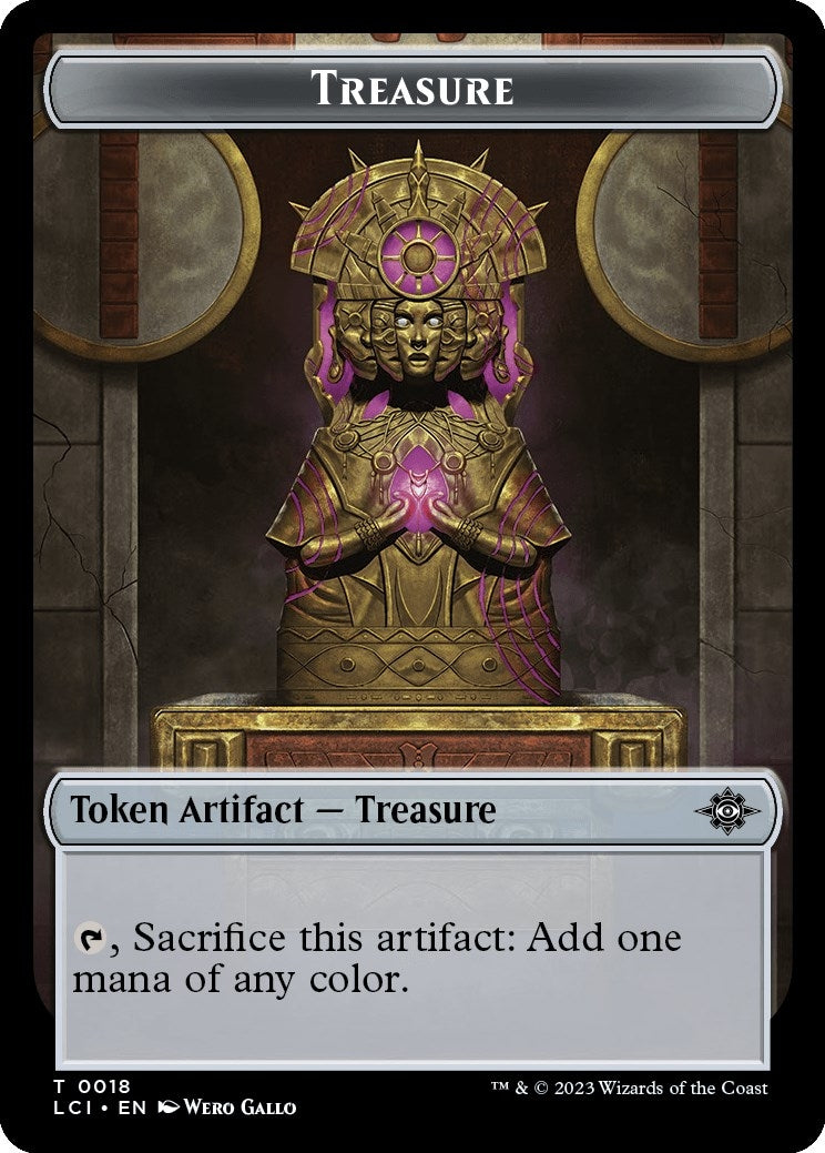 Treasure 0018 Fungus Double Sided Token (18 // 7) [LCI]
