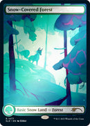 Snow Covered Forest 1477 Rainbow Foil (1477) [SLD]