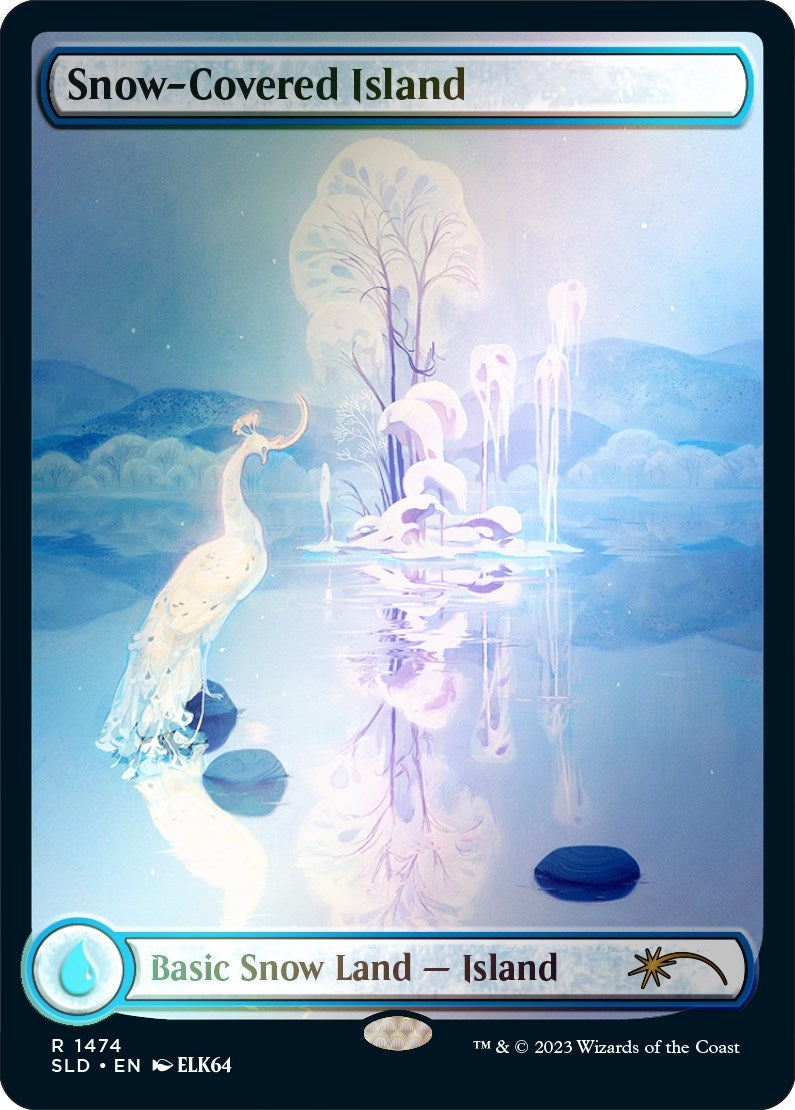 Snow Covered Island 1474 Rainbow Foil (1474) [SLD]