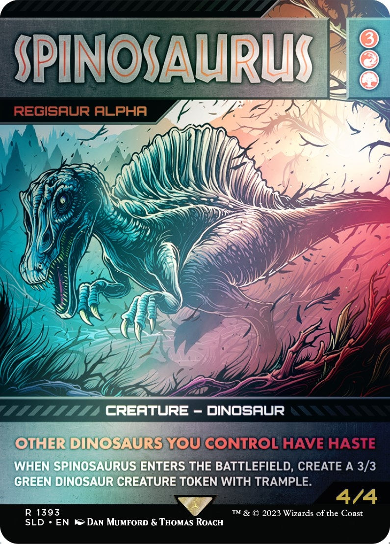Spinosaurus Regisaur Alpha Rainbow Foil (1393) [SLD]