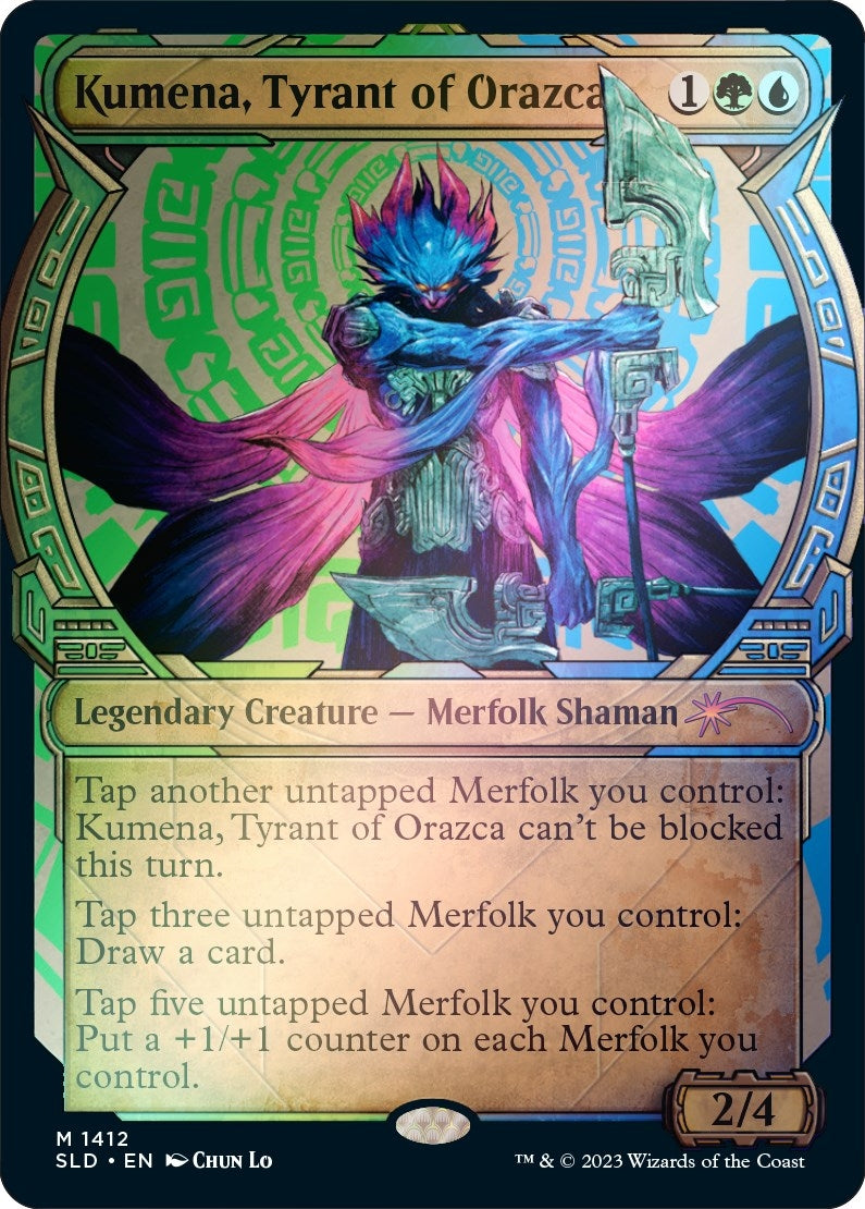 Kumena Tyrant of Orazca Rainbow Foil (1412) [SLD]