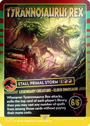 Tyrannosaurus Rex Etali Primal Storm Rainbow Foil (1389) [SLD]
