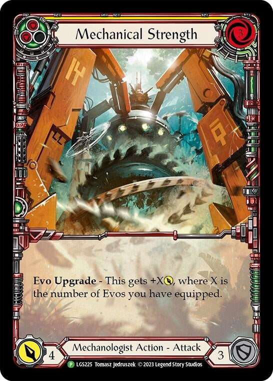 Image for Mechanical Strength (Yellow) - LGS225 [Flesh and Blood: Promo Cards]