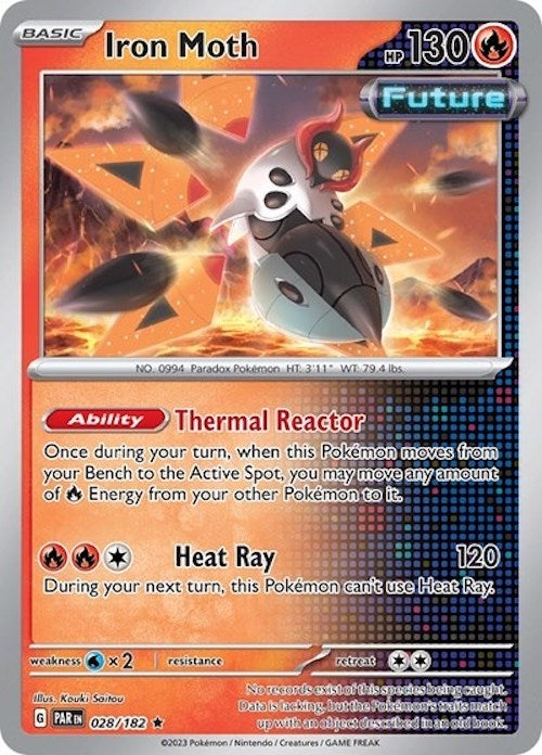 Iron Moth 028 182 Non Holo (028/182) [PR]