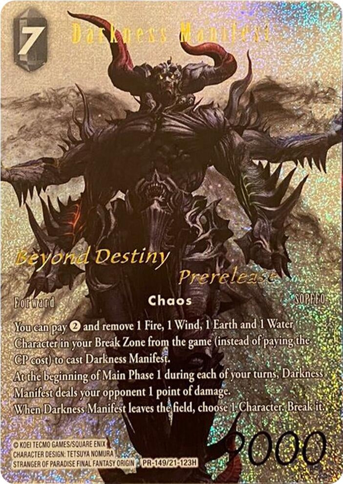 Darkness Manifest Prerelease Promo (PR-149/21-123H) [PR]