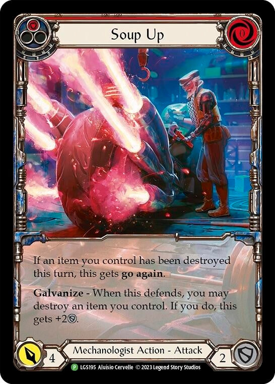 Image for Soup Up (Red) - LGS195 [Flesh and Blood: Promo Cards]
