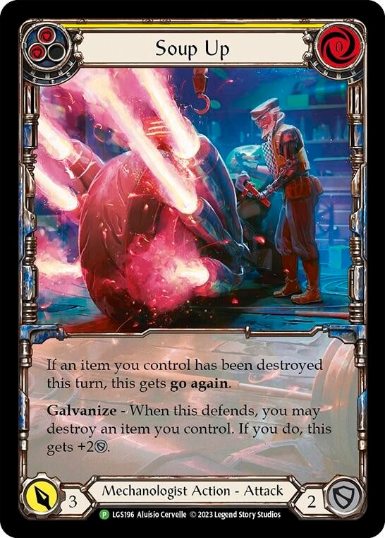 Image for Soup Up (Yellow) - LGS196 [Flesh and Blood: Promo Cards]