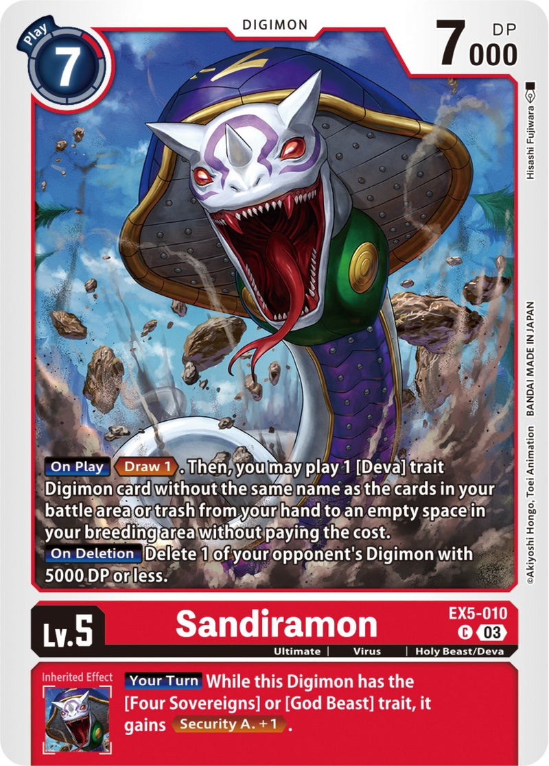 Image for Sandiramon [Animal Colosseum]