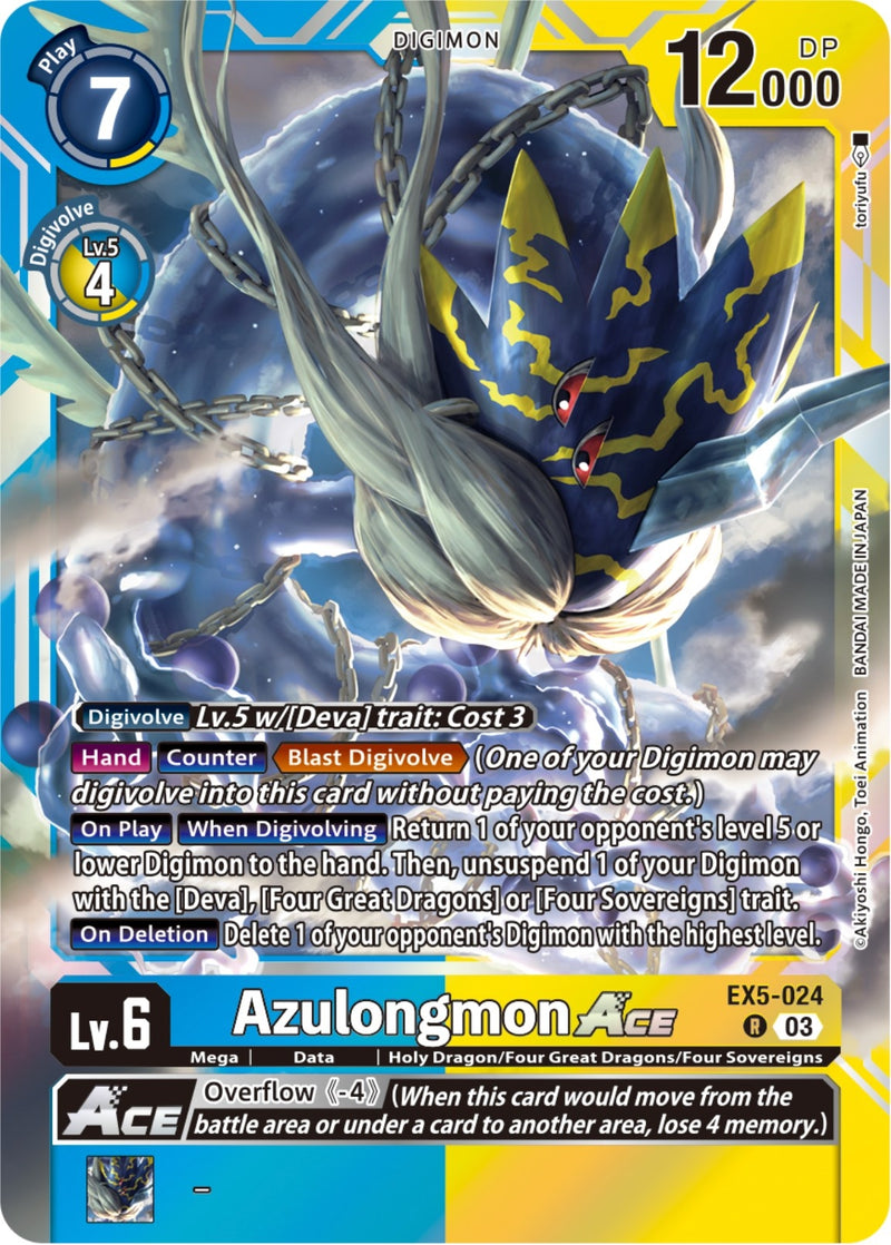 Image for Azulongmon ACE [Animal Colosseum]