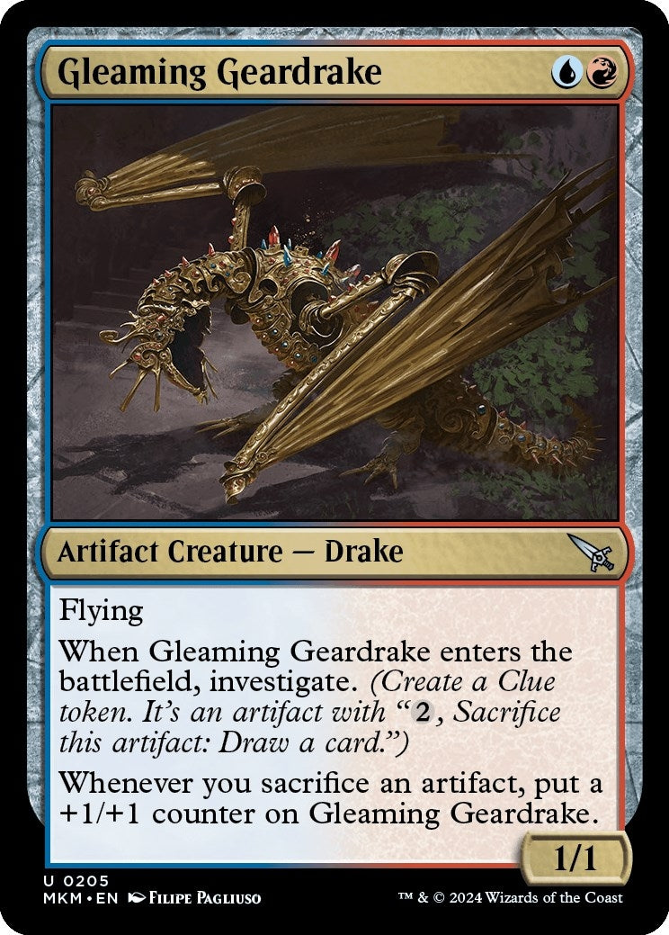 Gleaming Geardrake (205) [MKM]