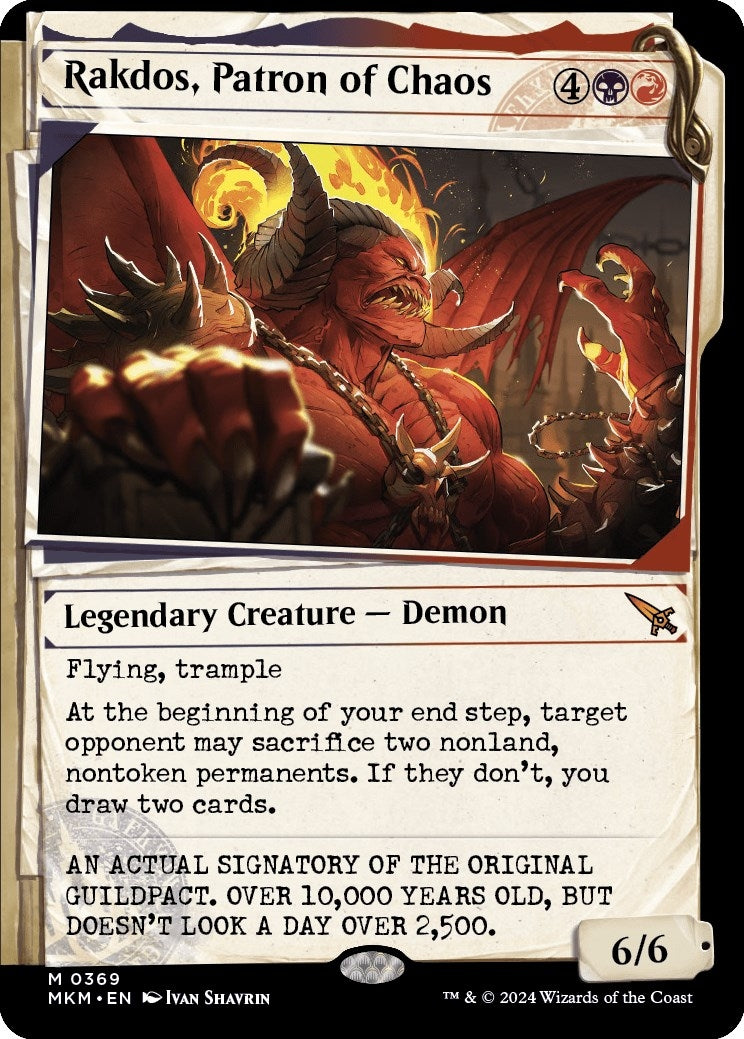 Rakdos Patron of Chaos Showcase 0369 (369) [MKM]