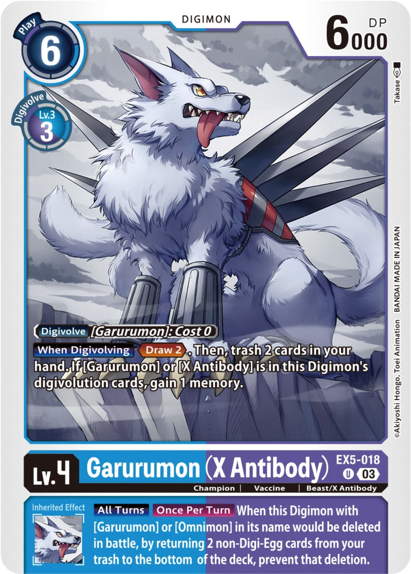 Image for Garurumon (X Antibody) [Animal Colosseum]