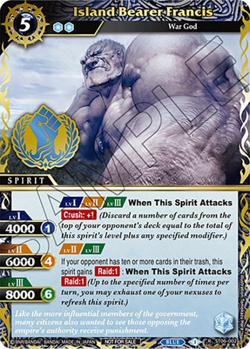 Island Bearer Francis Finalist Card Set Vol 3 (ST06-002) [LEP]